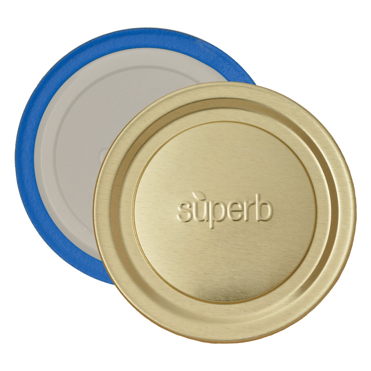 Superb Sealing Solutions Canning Lids - Mason Jar Lid Toppers Fit Ball and Kerr Jars, Food Grade with Thick Seals, USA Made, 60 Count